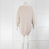 Cameron Taylor Cream Waffle Long Cashmere Jumper