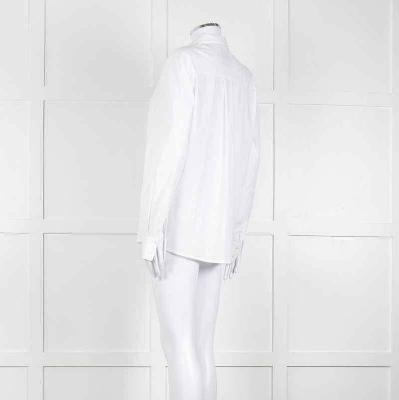 Baum und Pferdgarten White Collared Poplin Shirt