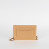 Chanel Beige Wallet on Chain with Gold Hardware