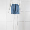 Phillip Lim Pale Blue Tie Up Waist Shorts
