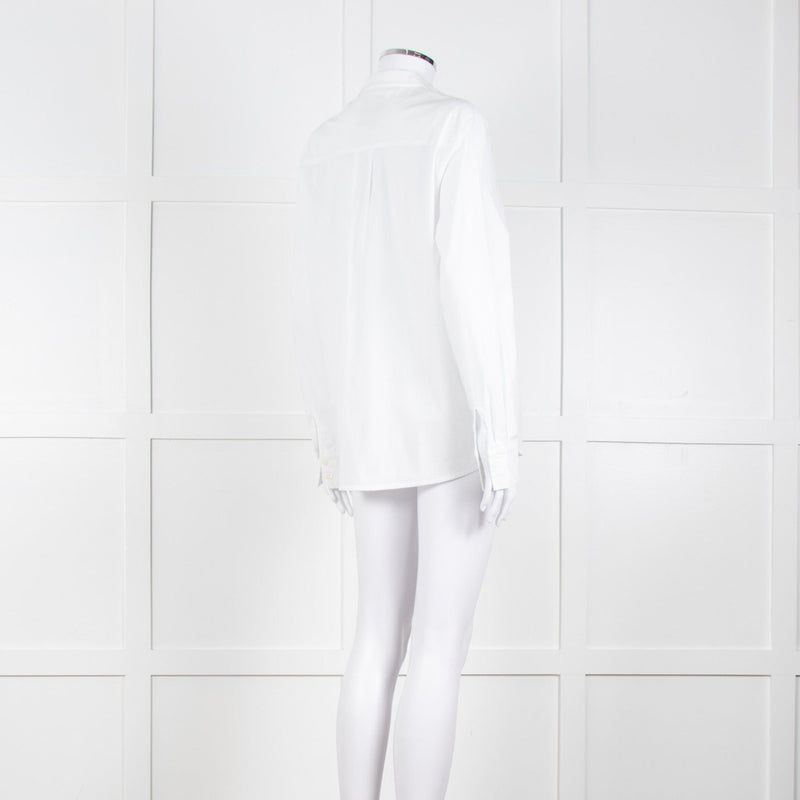 Baum und Pferdgarten White Collared Poplin Shirt