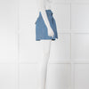 Phillip Lim Pale Blue Tie Up Waist Shorts