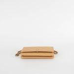 Chanel Beige Wallet on Chain with Gold Hardware
