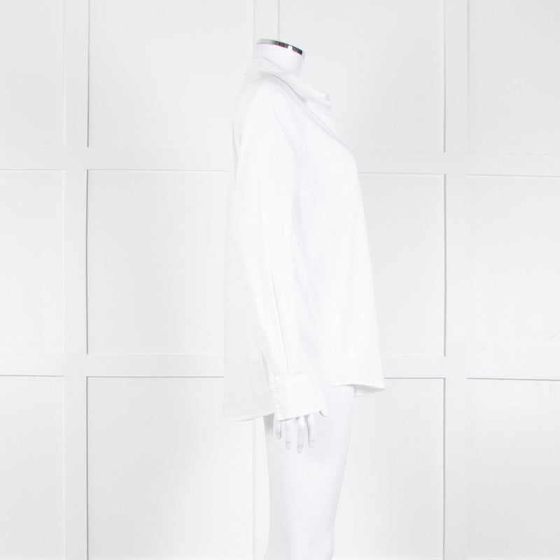 Baum und Pferdgarten White Collared Poplin Shirt