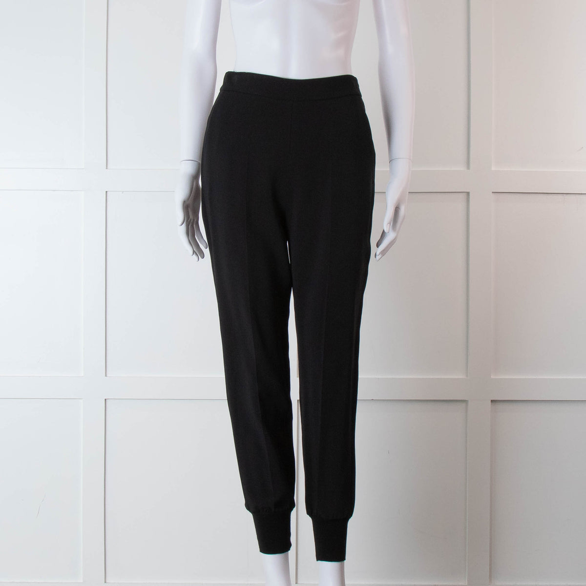 Stella McCartney Black Elastic Waist Joggers