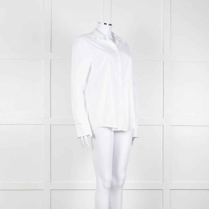 Baum und Pferdgarten White Collared Poplin Shirt