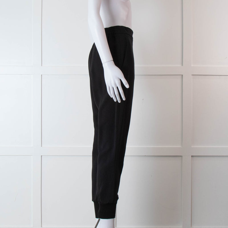 Stella McCartney Black Elastic Waist Joggers