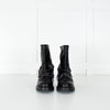 Patrizia Pepe Black Chain Wrap Ankle Biker Boots