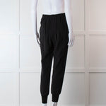Stella McCartney Black Elastic Waist Joggers