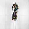 Stella McCartney Black Bird Print Jersey Mini Dress