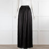 Sisters The Label Black Silk Wrap Maxi Skirt