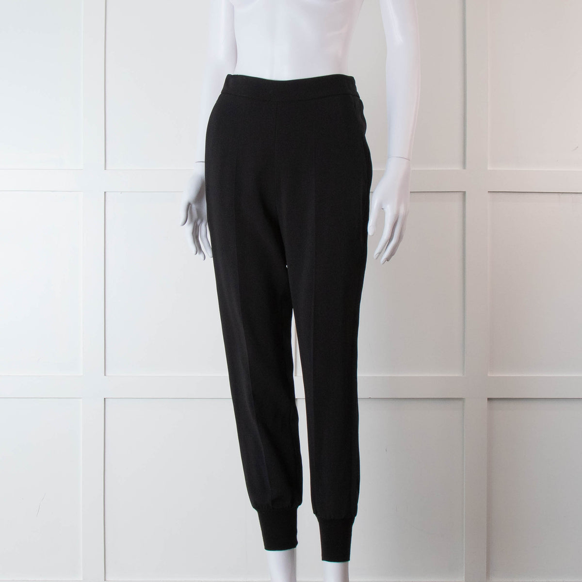 Stella McCartney Black Elastic Waist Joggers