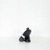 Patrizia Pepe Black Chain Wrap Ankle Biker Boots