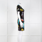 Stella McCartney Black Bird Print Jersey Mini Dress