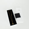 Celine Brass Triomphe Interlocking Necklace