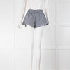 Sundress White Navy Check Shorts