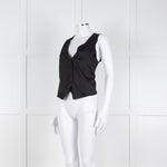Zadig & Voltaire Black Silk Feel Waistcoat