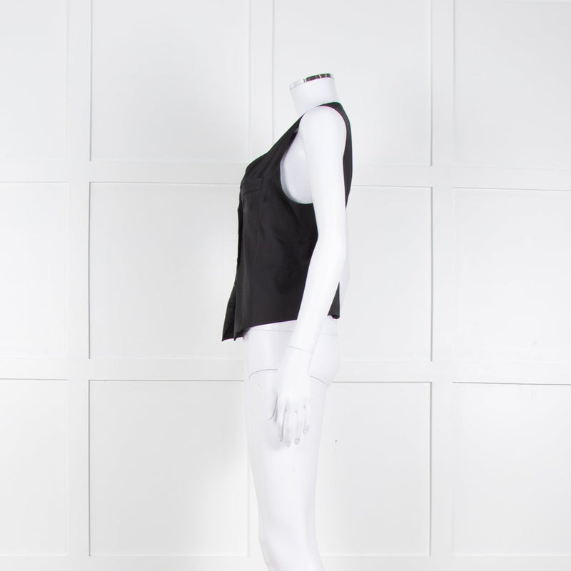 Zadig & Voltaire Black Silk Feel Waistcoat