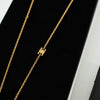 Celine Brass Triomphe Interlocking Necklace