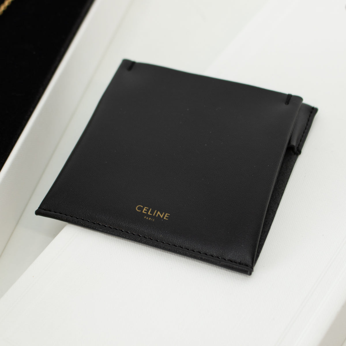 Celine Brass Triomphe Interlocking Necklace