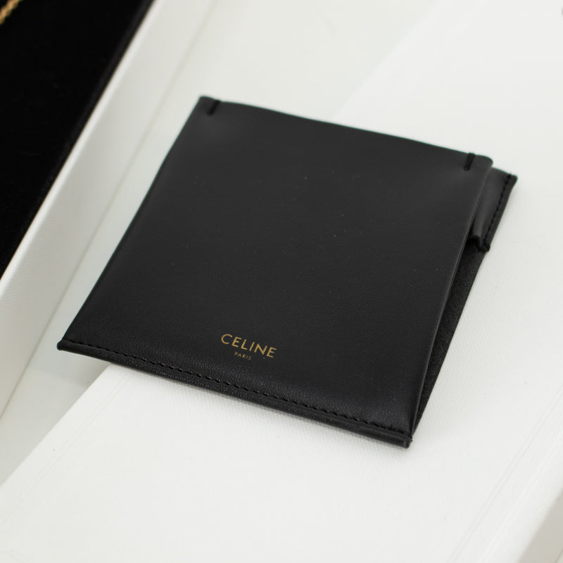 Celine Brass Triomphe Interlocking Necklace