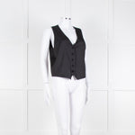 Zadig & Voltaire Black Silk Feel Waistcoat
