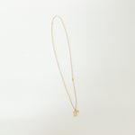 Celine Brass Triomphe Interlocking Necklace