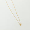 Celine Brass Triomphe Interlocking Necklace