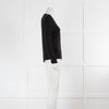 Paige Black Cut Out Detail Long Sleeved Cardigan