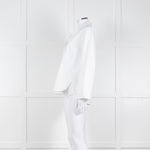 Vince White Shirt With Gather Pull Sleeves