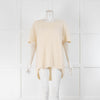 Duffy Cream Ribbed Cashmere Jumper