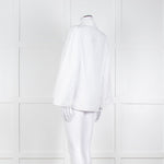 Vince White Shirt With Gather Pull Sleeves
