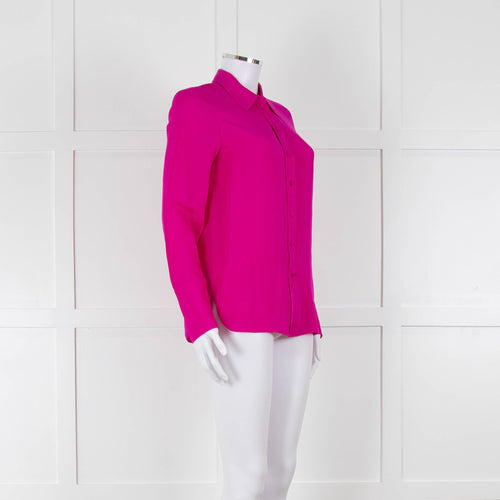 ME + EM Magenta Silk Shirt