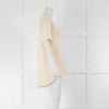 Duffy Cream Ribbed Cashmere Jumper