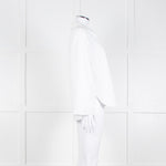 Vince White Shirt With Gather Pull Sleeves