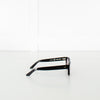 Sub Sun Black Sunglasses With Rose Clear Lenses