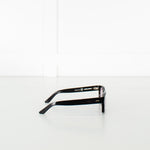 Sub Sun Black Sunglasses With Rose Clear Lenses