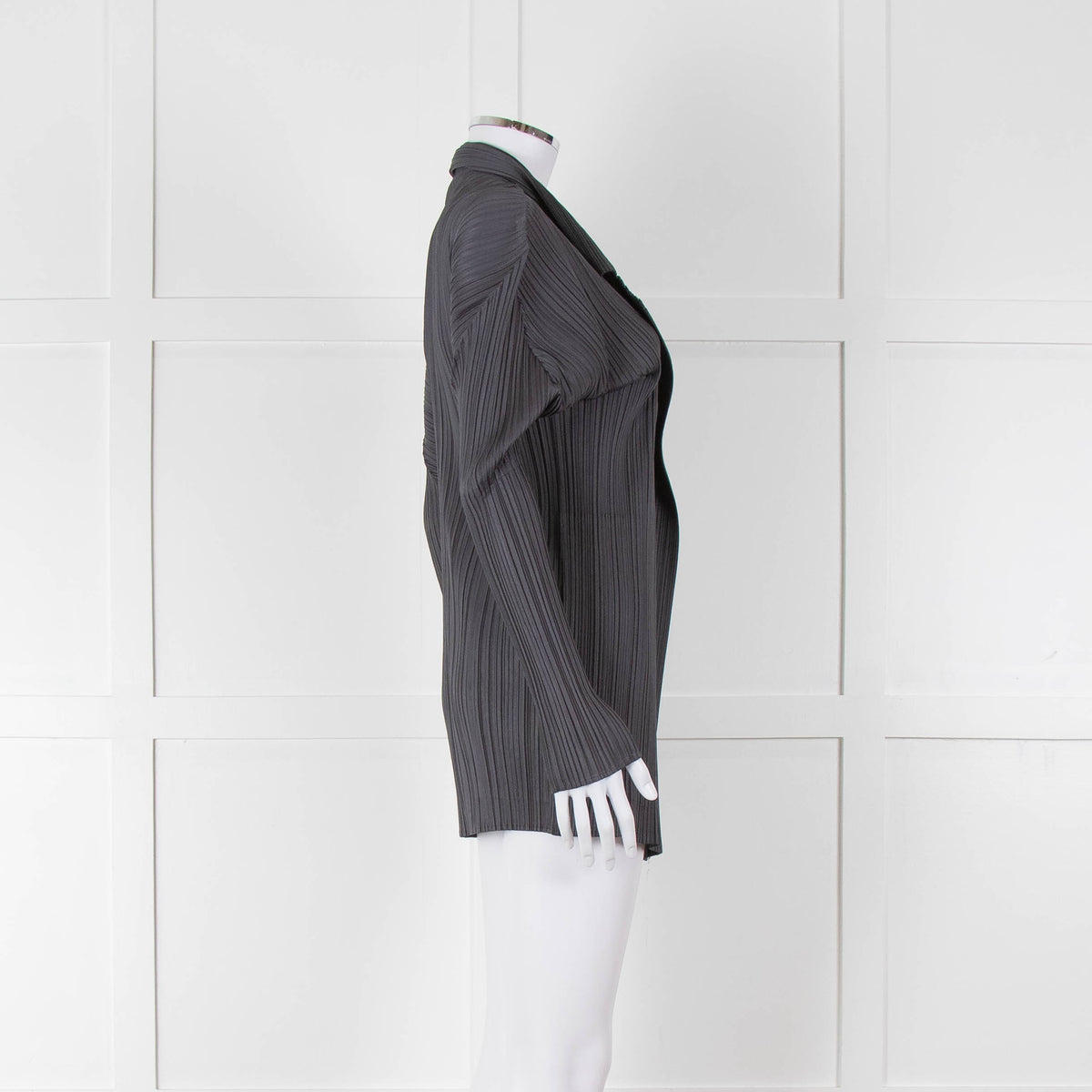 Issey Miyake Pleats Please Grey Pleated Jacket