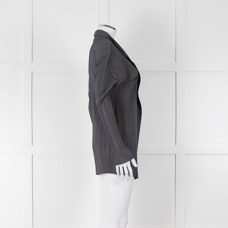 Issey Miyake Pleats Please Grey Pleated Jacket