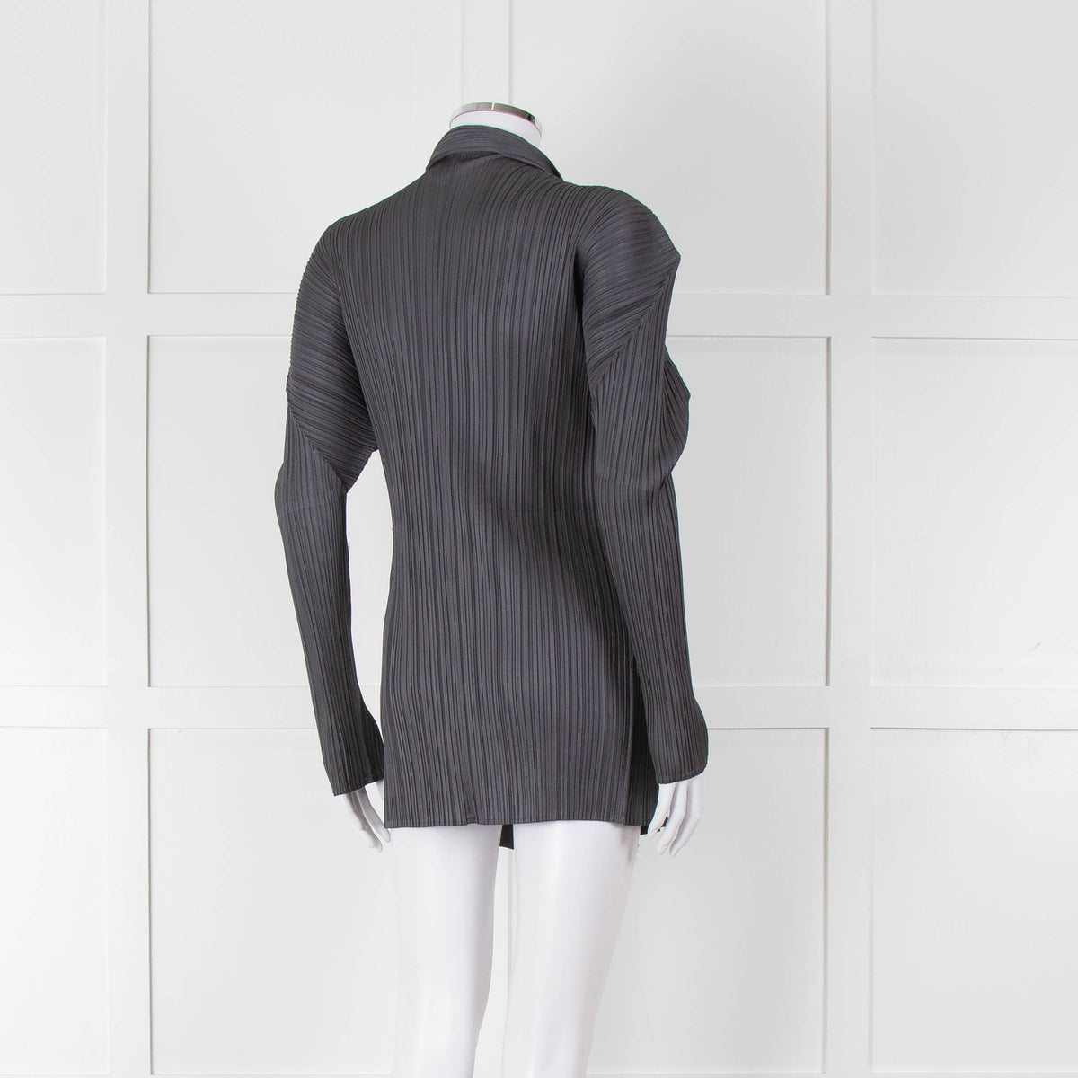 Issey Miyake Pleats Please Grey Pleated Jacket