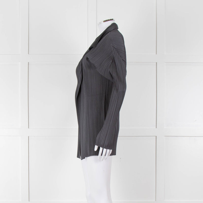 Issey Miyake Pleats Please Grey Pleated Jacket