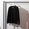 Chanel Black Camelia Cotton Drawstring Sweatshirt