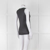 Issey Miyake Pleats Please Grey Pleated Sleeveless Top