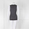 Issey Miyake Pleats Please Grey Pleated Sleeveless Top