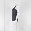Issey Miyake Pleats Please Grey Pleated Sleeveless Top