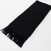Saint Laurent Fringed Scarf With Logo interwoven