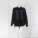 Phillip Lim Navy Zebra Slash Shirt