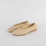 Burberry Sadler Quilted Ballet Flat in Clay