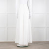 Catherine Deane White Tailored Wide Leg Trousers