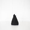 Naghedi Black Woven Small St Barths Top Handle Tote Bag